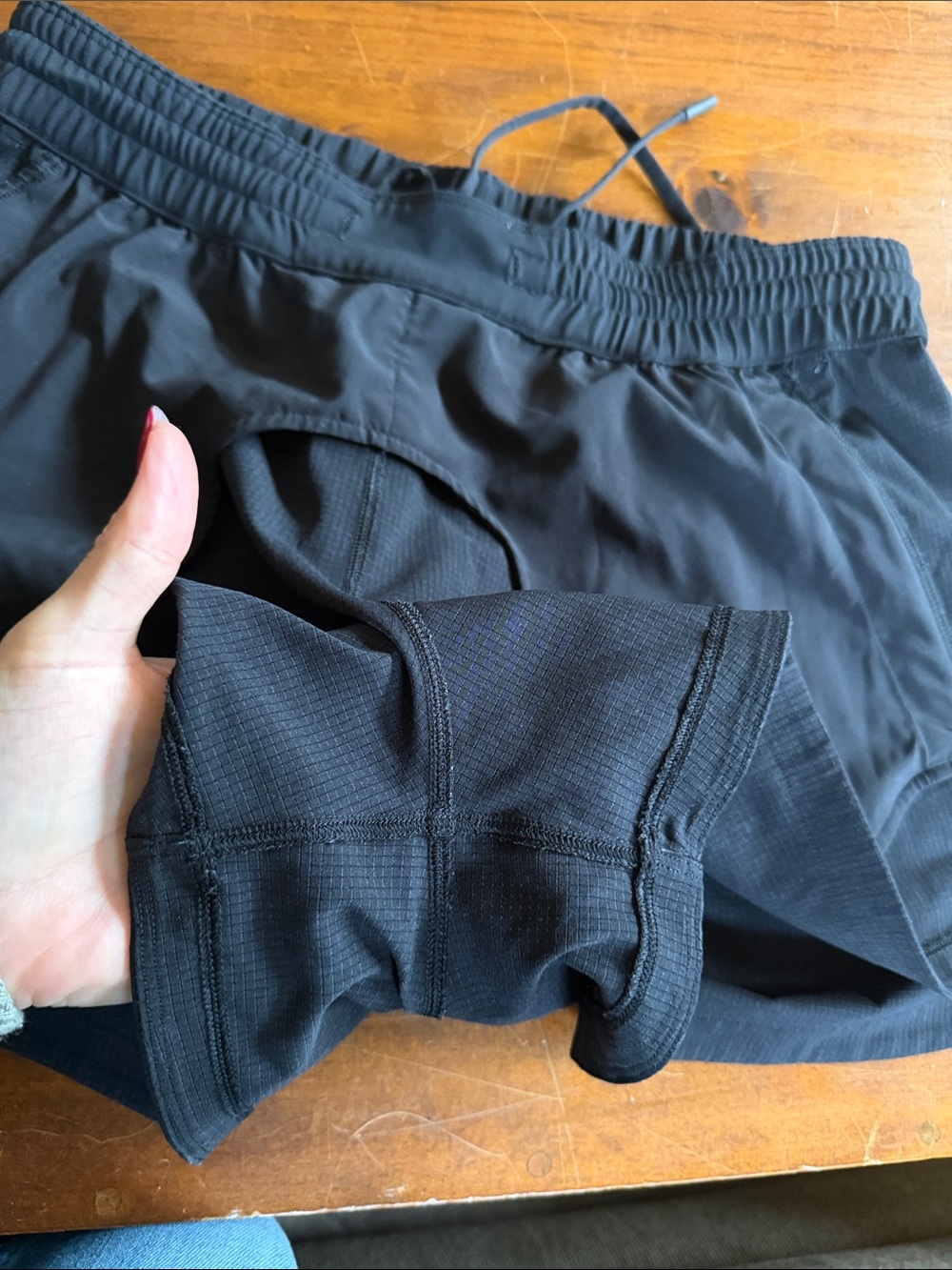 lululemon athletica Black Athletic Drawstring Shorts - Picture 5 of 6